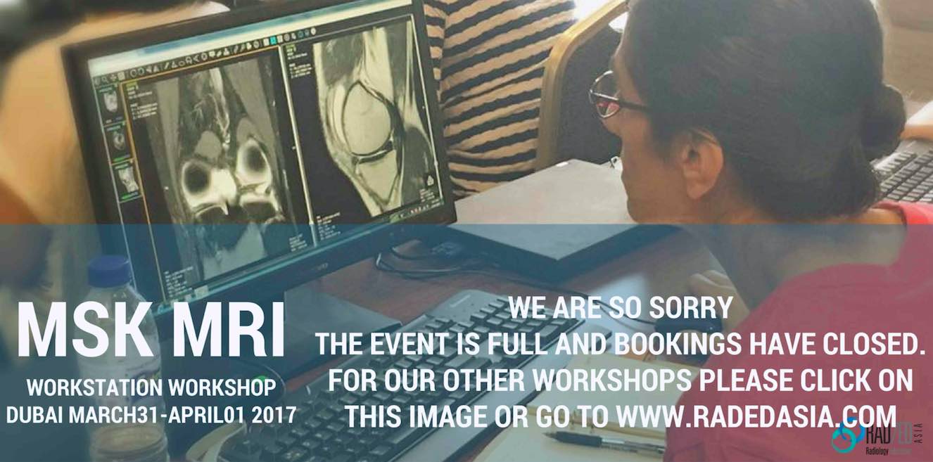 radiology conference dubai mri msk